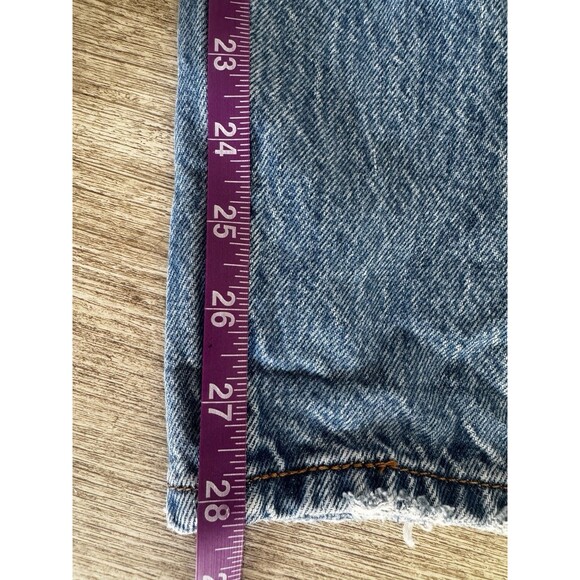 Levi’s Premium 501 Distressed Jeans Women’s W25 L30 Button Fly 100% Cotton - Picture 13 of 15